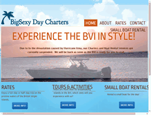Tablet Screenshot of bigsexyboatrentals.com